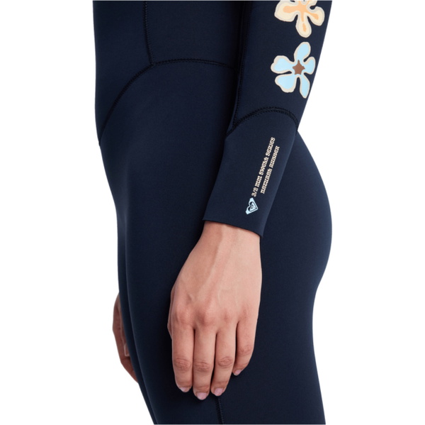 2026 Roxy Womens Swell Natural 3/2mm Chest Zip Wetsuit 26BW213508 - Flower